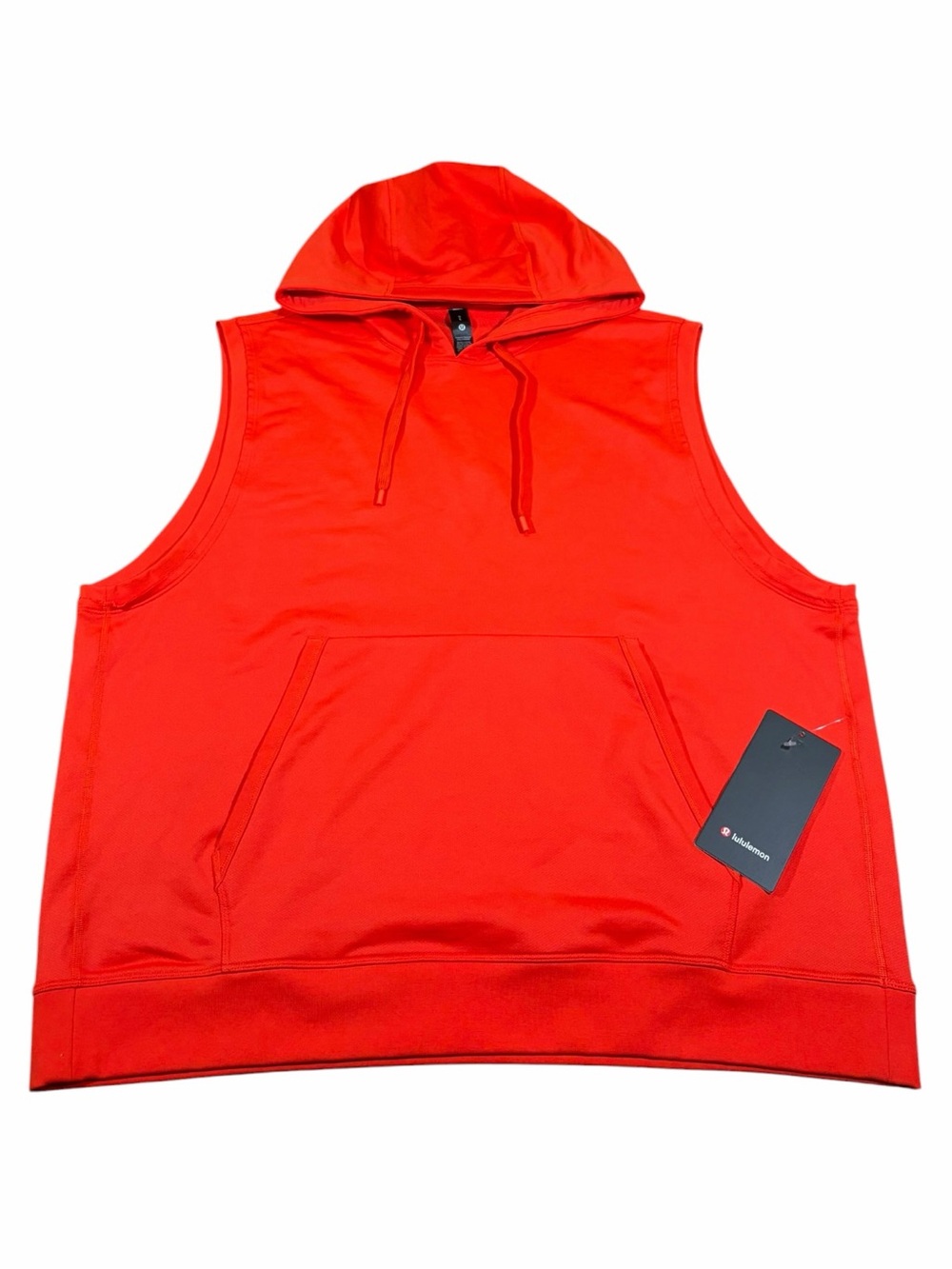 NWT Lululemon Warm-Up Sleeveless Gym Hoodie (Cherry Ember) Size L